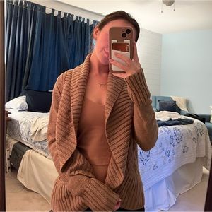 brown mossimo cardigan